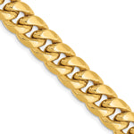 Gold (10K & 14K) Semi-Solid Miami Cuban Chain - 14k Yellow Gold / 20 in / 9.3 mm