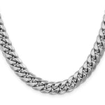 Gold (10K & 14K) Semi-Solid Miami Cuban Chain - 14k White Gold / 20 in / 9.3 mm