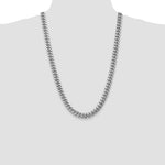 Gold (10K & 14K) Semi-Solid Miami Cuban Chain - 14k White Gold / 26 in / 9.3 mm