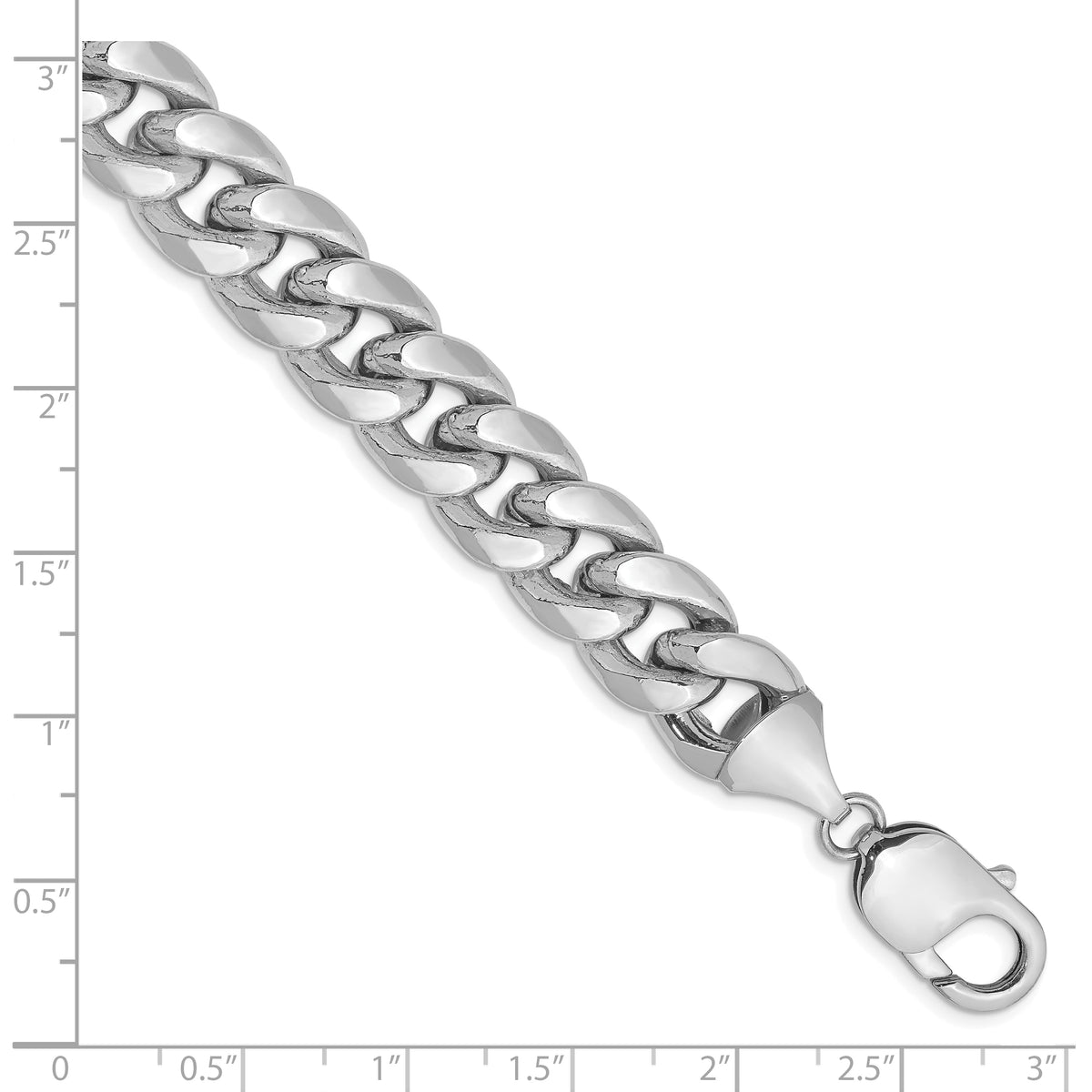 Gold (10K & 14K) Semi-Solid Miami Cuban Chain Anklet - 11 mm