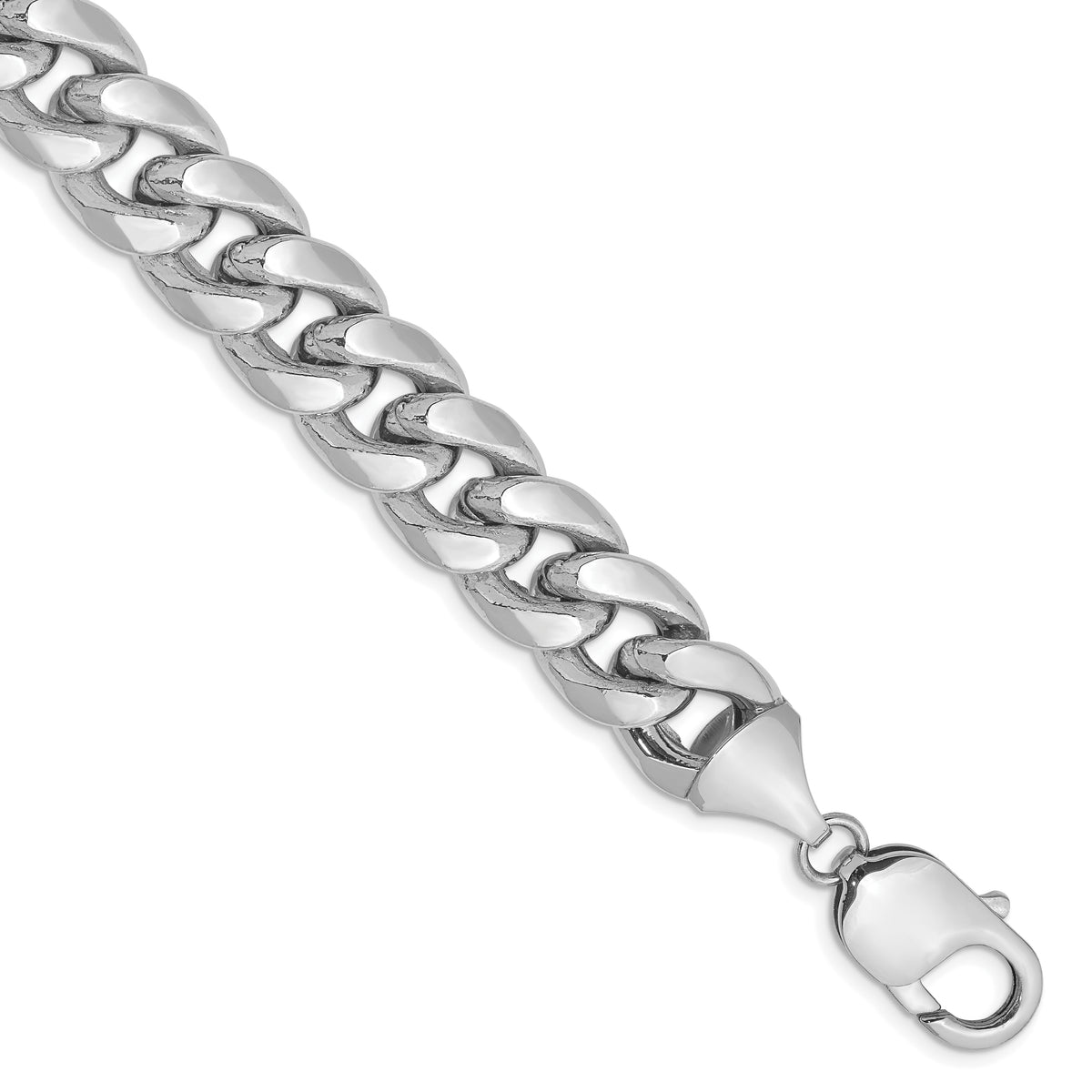 Gold (10K & 14K) Semi-Solid Miami Cuban Chain Anklet - 11 mm