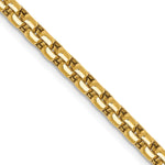 Gold (14K) Semi-Solid Round Box Chain - 14k Yellow Gold / 18 in / 3.6 mm
