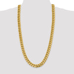 Gold (10K & 14K) Semi-Solid Miami Cuban Chain - 14k Yellow Gold / 30 in / 13.2 mm