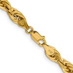 Gold (10K & 14K) Semi-Solid Rope Chain - 14k Yellow Gold / 16 in / 5.4 mm