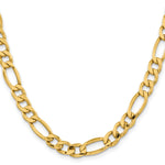 Gold (10K & 14K) Semi-Solid Figaro Chain - 14k Yellow Gold / 20 in / 8.5 mm