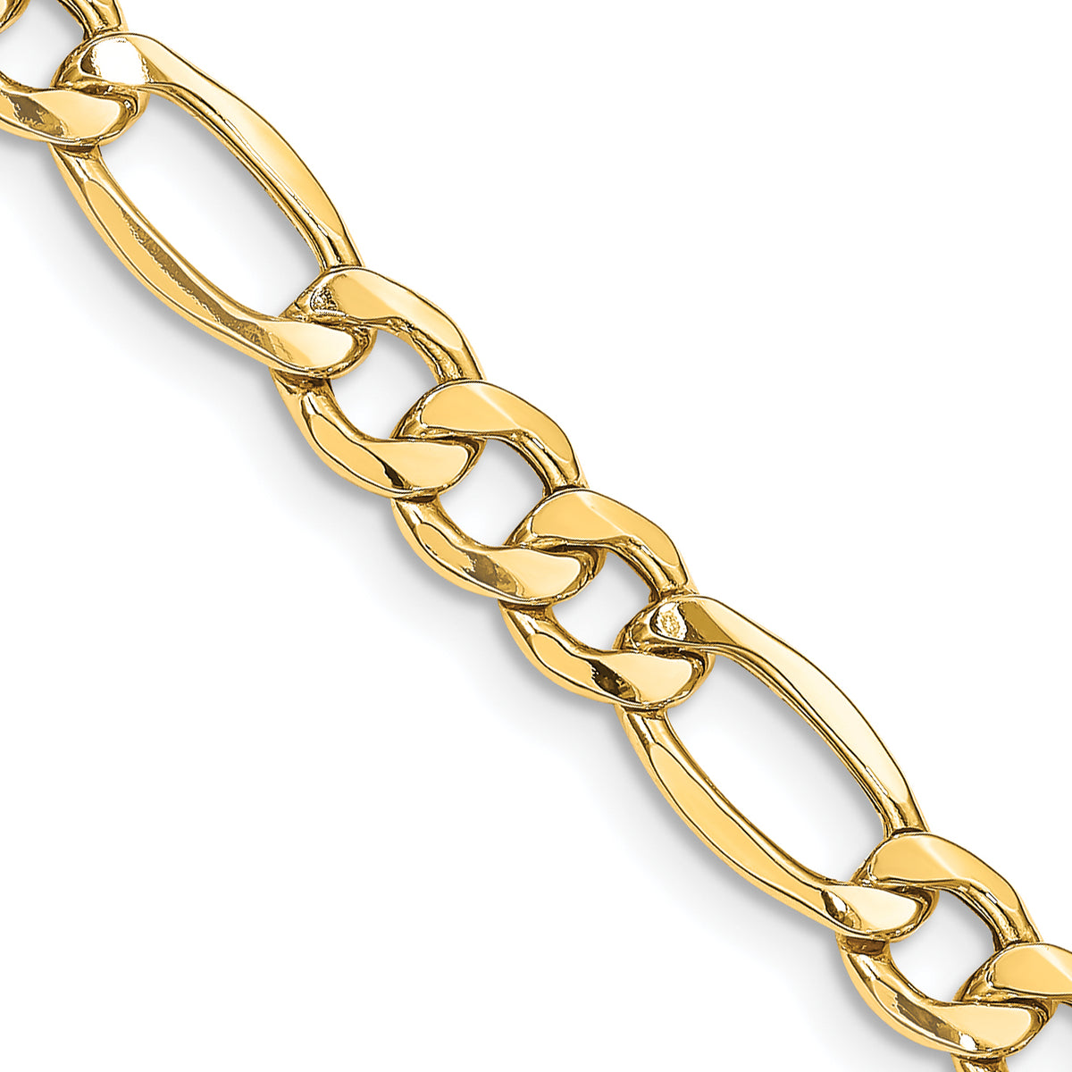 Gold (10K & 14K) Semi-Solid Figaro Chain - 14k Yellow Gold / 20 in / 8.5 mm