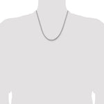 Gold (14K) Semi-Solid Round Box Chain - 14k White Gold / 20 in / 3.6 mm