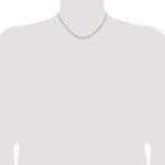 Gold (10K & 14K) Semi-Solid Curb Link Chain - 14k Yellow Gold / 16 in / 2.85 mm