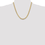 Gold (10K & 14K) Semi-Solid Anchor Chain - 14k Yellow Gold / 20 in / 6.25 mm
