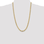 Gold (10K & 14K) Semi-Solid Anchor Chain - 14k Yellow Gold / 26 in / 6.25 mm
