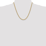 Gold (10K & 14K) Semi-Solid Miami Cuban Chain - 14k Yellow Gold / 20 in / 3.5 mm