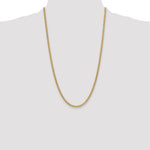 Gold (10K & 14K) Semi-Solid Miami Cuban Chain - 14k Yellow Gold / 26 in / 3.5 mm