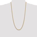 Gold (10K & 14K) Semi-Solid Miami Cuban Chain - 14k Yellow Gold / 28 in / 3.5 mm