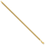 Gold (10K & 14K) Semi-Solid Miami Cuban Chain Bracelet - 14k Yellow Gold / 7 in / 3.5 mm