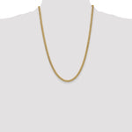 Gold (10K & 14K) Semi-Solid Miami Cuban Chain - 14k Yellow Gold / 24 in / 4.5 mm