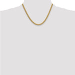 Gold (10K & 14K) Semi-Solid Miami Cuban Chain - 14k Yellow Gold / 18 in / 5.25 mm
