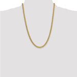 Gold (10K & 14K) Semi-Solid Miami Cuban Chain - 14k Yellow Gold / 24 in / 5.25 mm