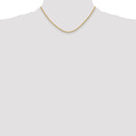 Gold (10K & 14K) Semi-Solid Rope Chain - 14k Yellow Gold / 16 in / 2.5 mm, Lobster