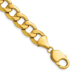 Gold (10K & 14K) Semi-Solid Curb Link Chain - 14k Yellow Gold / 20 in / 11.2 mm