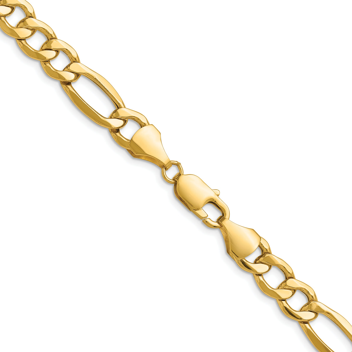 Gold (10K & 14K) Semi-Solid Figaro Chain - 14k Yellow Gold / 20 in / 9.46 mm