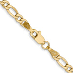 Gold (10K & 14K) Semi-Solid Figaro Chain - 14k Yellow Gold / 16 in / 3.5 mm