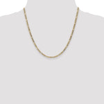Gold (10K & 14K) Semi-Solid Figaro Chain - 14k Yellow Gold / 20 in / 3.5 mm