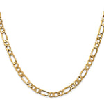 Gold (10K & 14K) Semi-Solid Figaro Chain - 14k Yellow Gold / 16 in / 5.75 mm