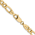 Gold (10K & 14K) Semi-Solid Figaro Chain - 14k Yellow Gold / 16 in / 5.75 mm