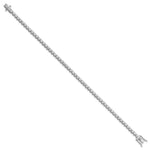 14k White Gold Lab Grown Diamond VS/SI+ G+ Round Tennis Bracelet - 2 ctw.