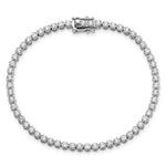 14k White Gold Lab Grown Diamond VS/SI+ G+ Round Tennis Bracelet - 2 ctw.