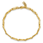 14k 1/2 carat Lab Grown Diamond VS/SI+ G+ Oval Link 6.75 inch with .25 inch extension Bracelet