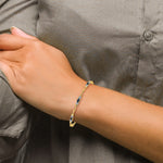 Gold Diamond & Gemstone Bracelet - 10k Yellow Gold / Sapphire