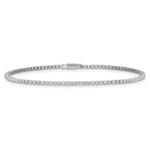 Lab Grown Diamond Tennis Bracelet - 14k White Gold / 1-1/3 ctw. / Si Round
