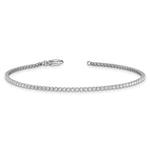 Lab Grown Diamond Tennis Bracelet - 14k White Gold / 1-1/3 ctw. / Si Round