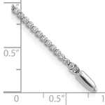 Lab Grown Diamond Tennis Bracelet - 14k White Gold / 1-1/3 ctw. / Si Round