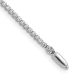 Lab Grown Diamond Tennis Bracelet - 14k White Gold / 1-1/3 ctw. / Si Round