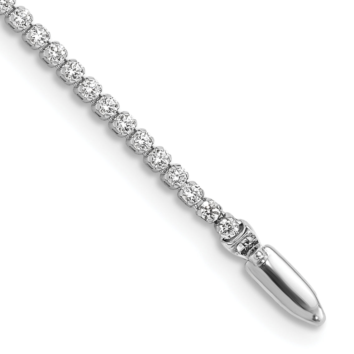 Lab Grown Diamond Tennis Bracelet - 14k White Gold / 1-1/3 ctw. / Si Round#14k White Gold_1-1/3 ctw._Si Round