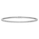 Lab Grown Diamond Tennis Bracelet - 14k White Gold / 2-1/8 ctw. / Si Round