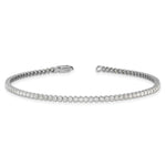 Lab Grown Diamond Tennis Bracelet - 14k White Gold / 2-1/8 ctw. / Si Round