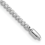 Lab Grown Diamond Tennis Bracelet - 14k White Gold / 2-1/8 ctw. / Si Round