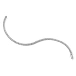 Lab Grown Diamond Tennis Bracelet - 14k White Gold / 1-1/3 ctw. / Si Round