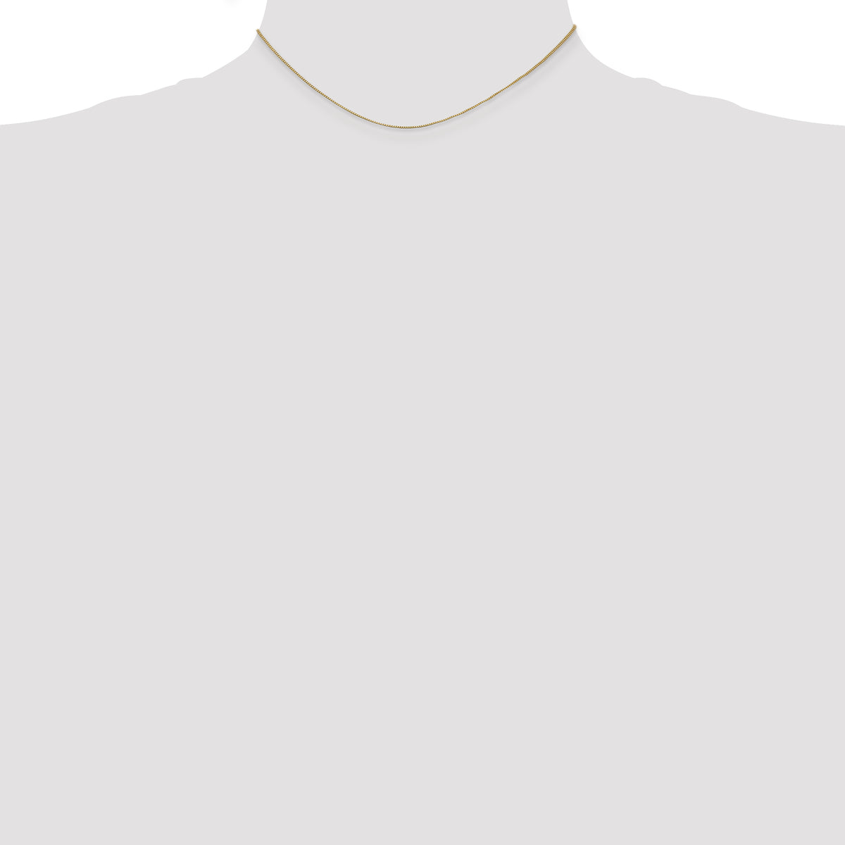 Gold (10K & 14K) Box Chain - 14k Yellow Gold / 14 in / 0.7 mm, Lobster