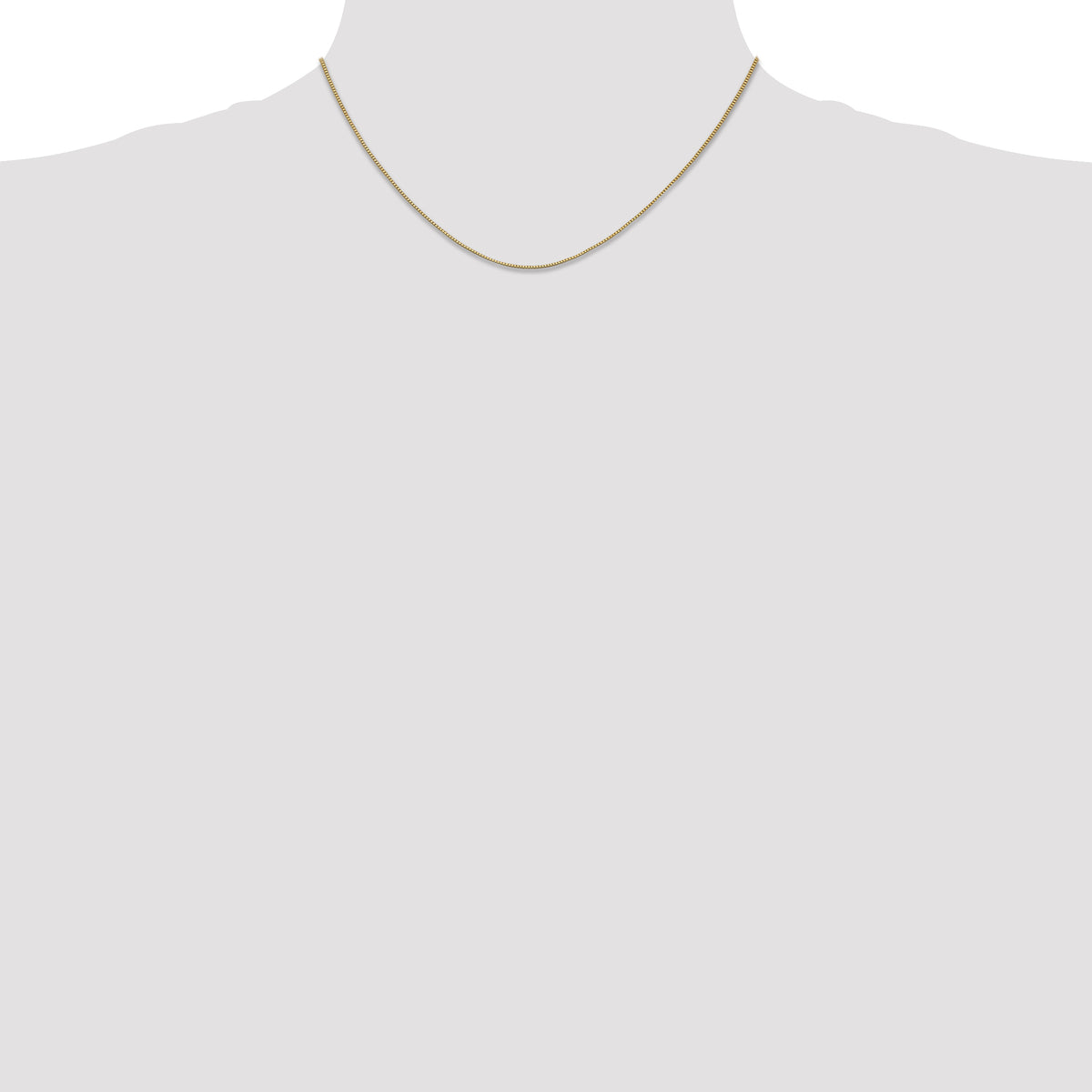 Gold (10K & 14K) Box Chain - 14k Yellow Gold / 16 in / 0.7 mm, Lobster