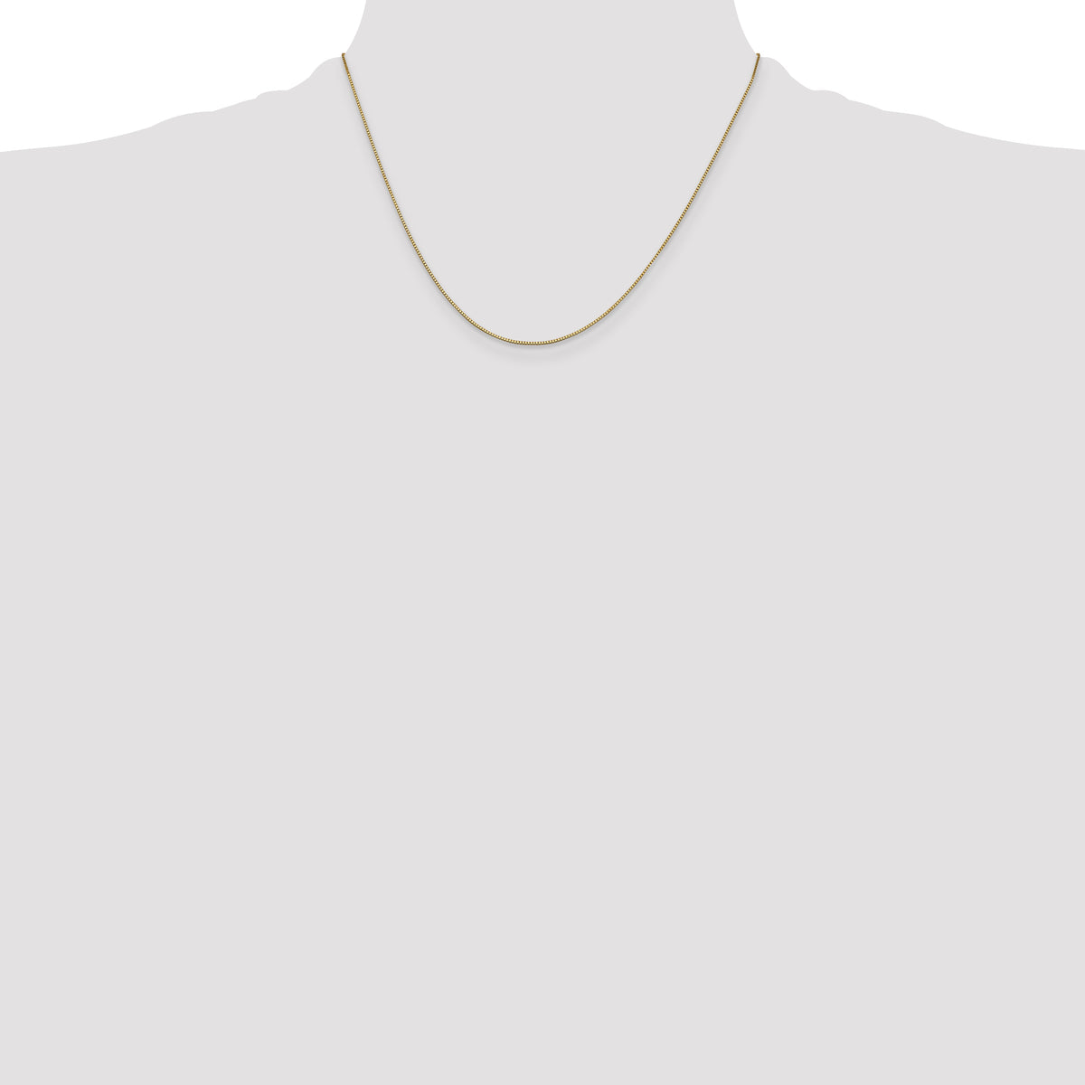Gold (10K & 14K) Box Chain - 14k Yellow Gold / 18 in / 0.7 mm, Lobster