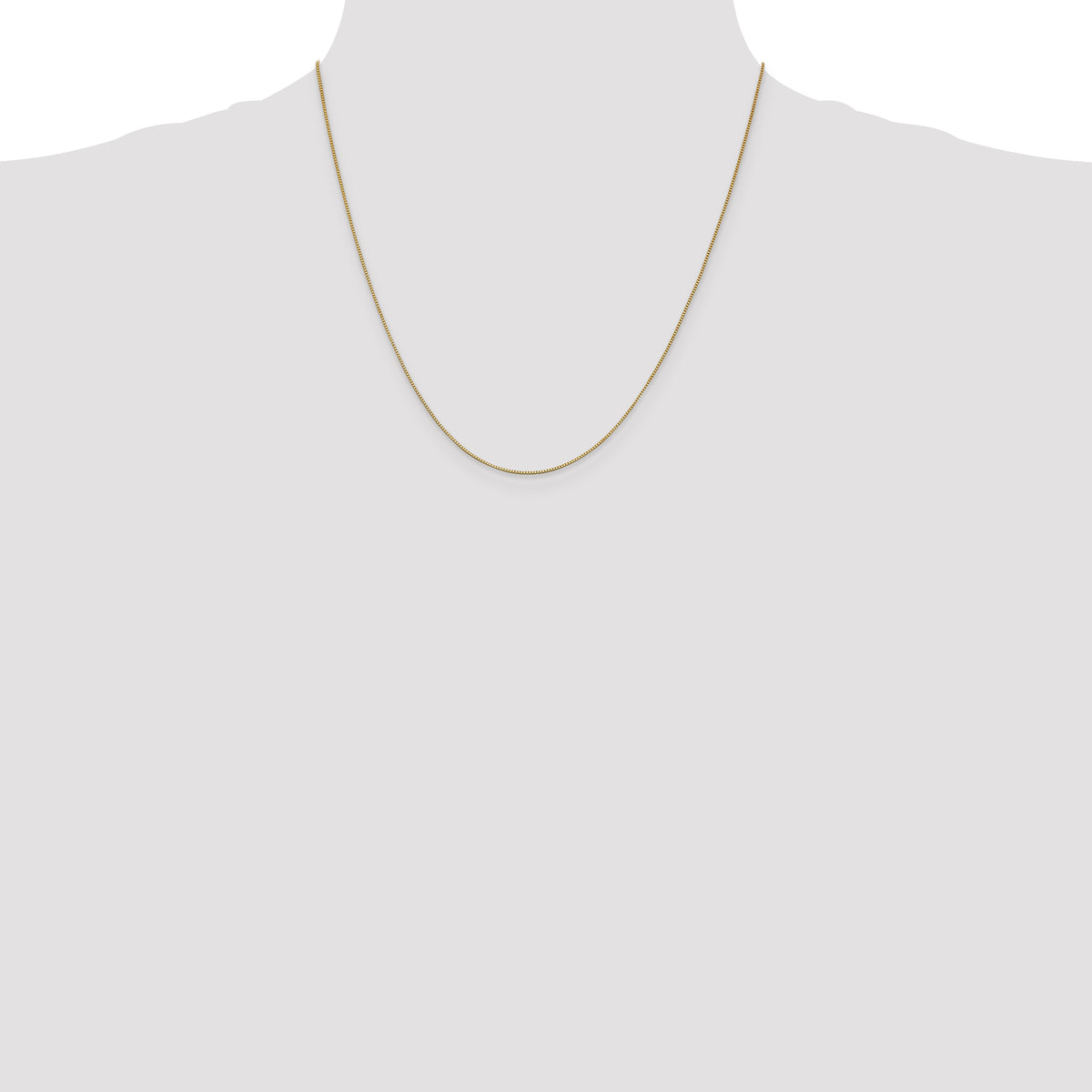 Gold (10K & 14K) Box Chain - 14k Yellow Gold / 20 in / 0.7 mm, Lobster