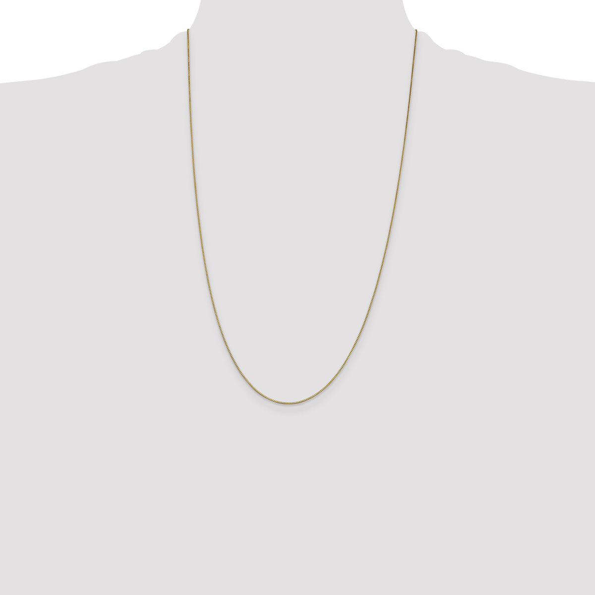 Gold (10K & 14K) Box Chain - 14k Yellow Gold / 26 in / 0.7 mm, Lobster