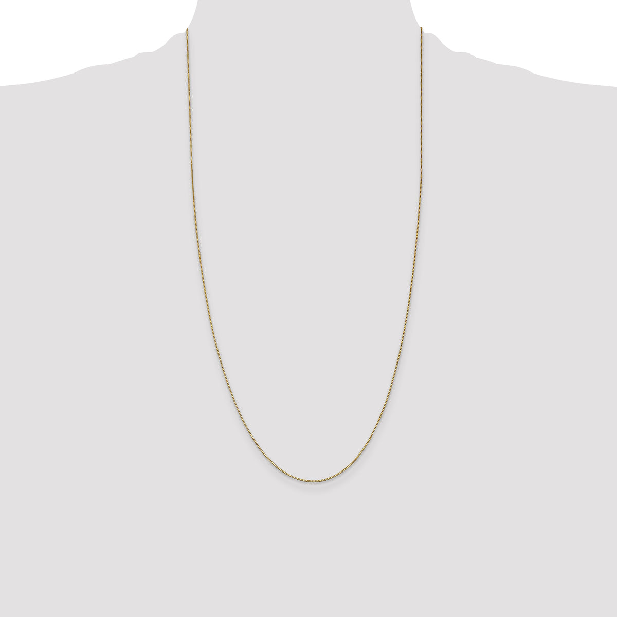 Gold (10K & 14K) Box Chain - 14k Yellow Gold / 28 in / 0.7 mm, Lobster