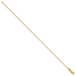 Gold (10K & 14K) Box Chain Bracelet - 14k Yellow Gold / 7 in / 0.7 mm
