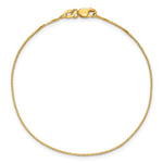 Gold (10K & 14K) Box Chain Bracelet - 14k Yellow Gold / 7 in / 0.7 mm