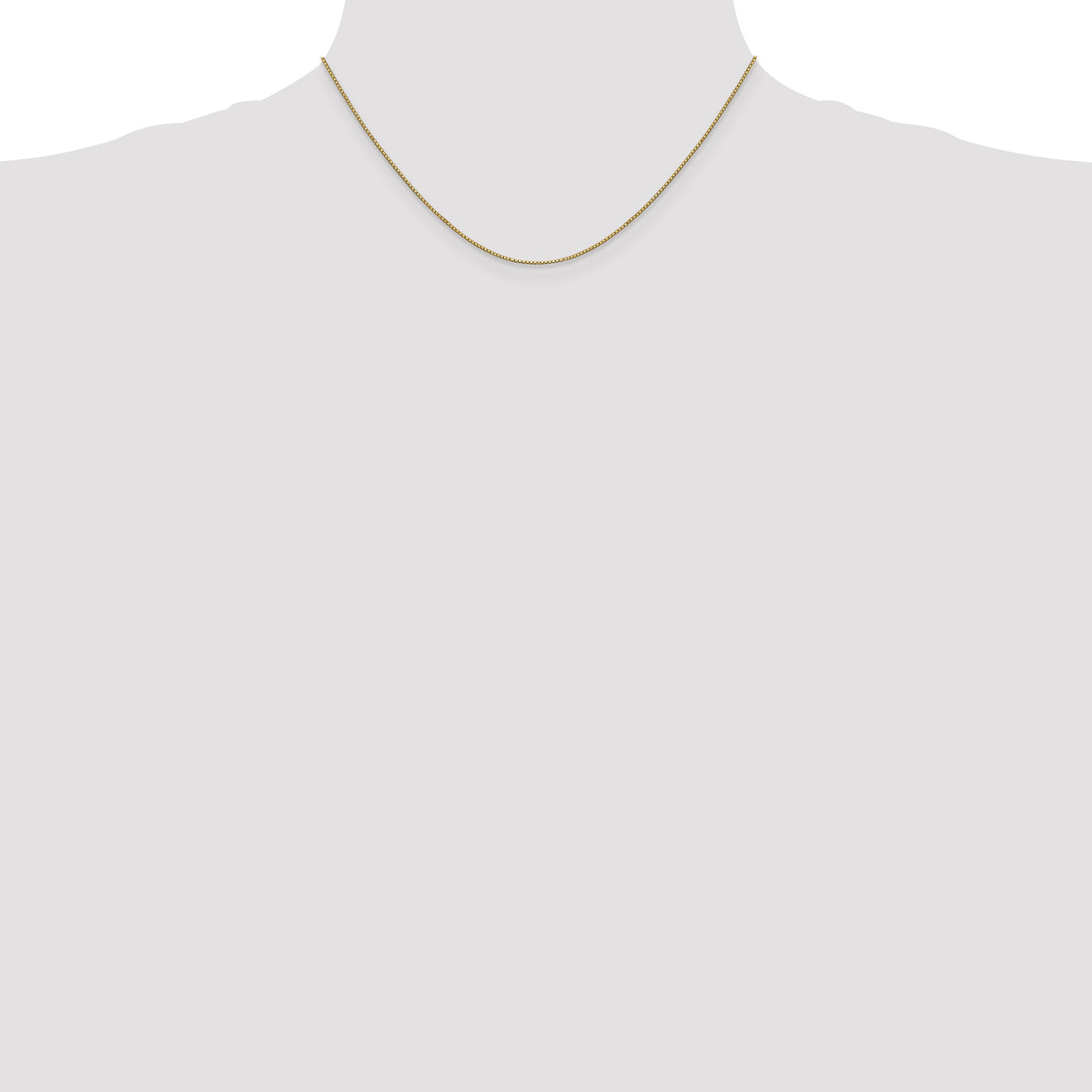 Gold (10K & 14K) Box Chain - 14k Yellow Gold / 16 in / 0.9 mm, Lobster